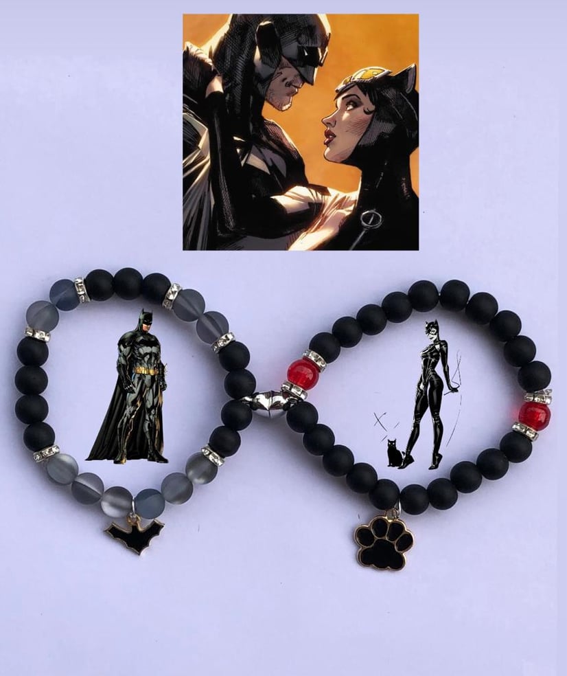 Updated Batman X Catwoman Bracelets – Dazzleish