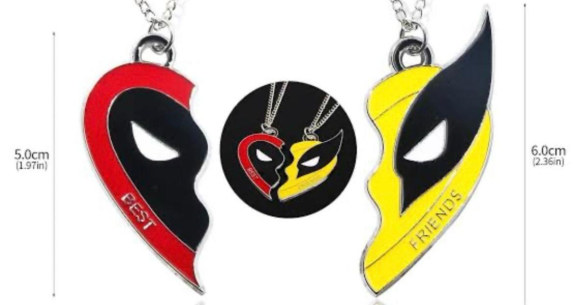 Deadpool & wolverine necklace