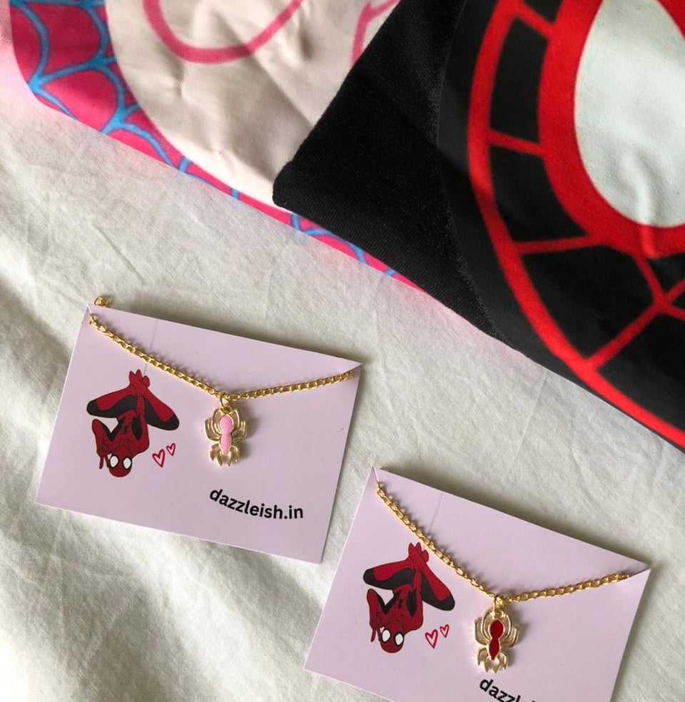 Spider-man Matching Necklace